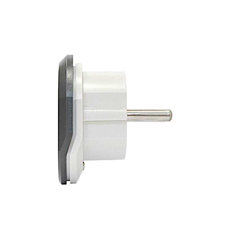 Переходник универсальный плоский с заземл. бел. 16А 250В UNIVersal 2229