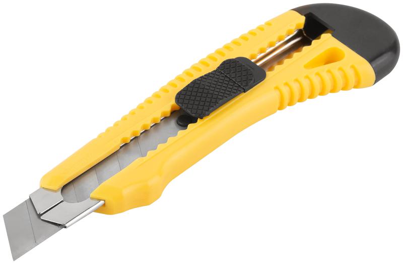 Нож технический 18мм усилен. пластик. FIT 10228