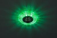 Светильник DK LD3 SL/WH+GR декор cо светодиодной подсветкой (белый+зеленый) прозр. ЭРА Б0019204
