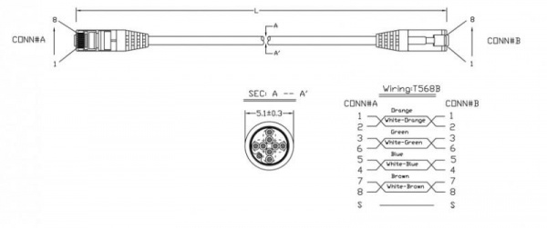 Патч-корд PC-LPM-STP-RJ45-RJ45-C5e-2M-LSZH-GY F/UTP экран. кат.5e LSZH 2м сер. Hyperline 42337